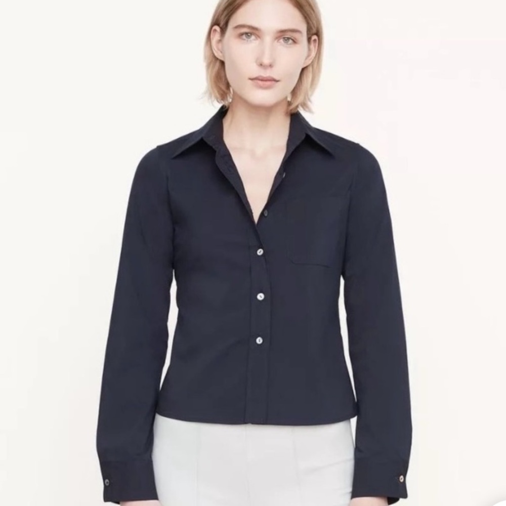 Vince Navy Button Down Shirt